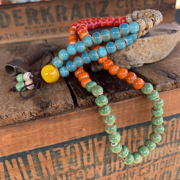 ✨BOHO CERAMIC BEAD MULTI WRAP BRACELET✨ - Picture 7 of 7